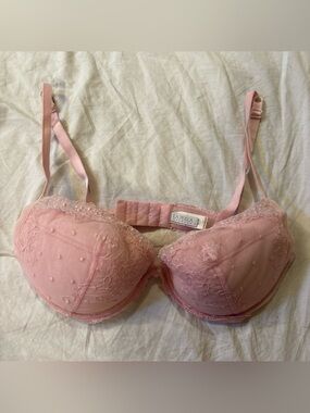 La Perla Pink Embroidered Lace Underwire Bra